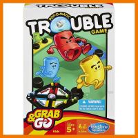 สินค้าขายดี!!! ของเล่น เกม บอร์ดเกม ฮาสโบร Pop-O-Matic Trouble Grab &amp; Go Game Board Game ของแท้ ของเล่น โมเดล โมเดลรถ ของเล่น ของขวัญ ของสะสม รถ หุ่นยนต์ ตุ๊กตา โมเดลนักฟุตบอล ฟิกเกอร์ Model