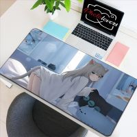 Mousepad 900x400 ขนแมวแผ่นรองเมาส์ขนาดใหญ่เกมโต๊ะคีย์บอร์ดพรมสำนักงานเดสก์ท็อปโต๊ะคอมพิวเตอร์เกมมิ่ง