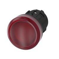 SIEMENS 3SU1001-6AA20-0AA0 INDICATOR LIGHTS, 22 MM, ROUND, PLASTIC, RED, LENS, SMOOTH (มีของพร้อมส่ง) (ออกใบกำกับภาษีได้)