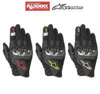 ALPINESTARS ถุงมือรุ่น SMX1 AIR V2 CARBON GLOVE ถุงมือผ้าผสมหนังการ์ดคาร์บอนรุ่นยอดนิยม