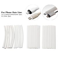 20pcs Thermoresistant Tube Shrink Wrapping 3/4:1 White Heat Shrink Sleeving Set Wire Cable Polyolefin Wrap Tubing Electrical Circuitry Parts