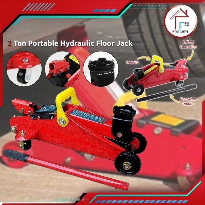 ProHome88 2 Ton Hydraulic Portable Floor Jack Car Jack / Heavy Duty Car