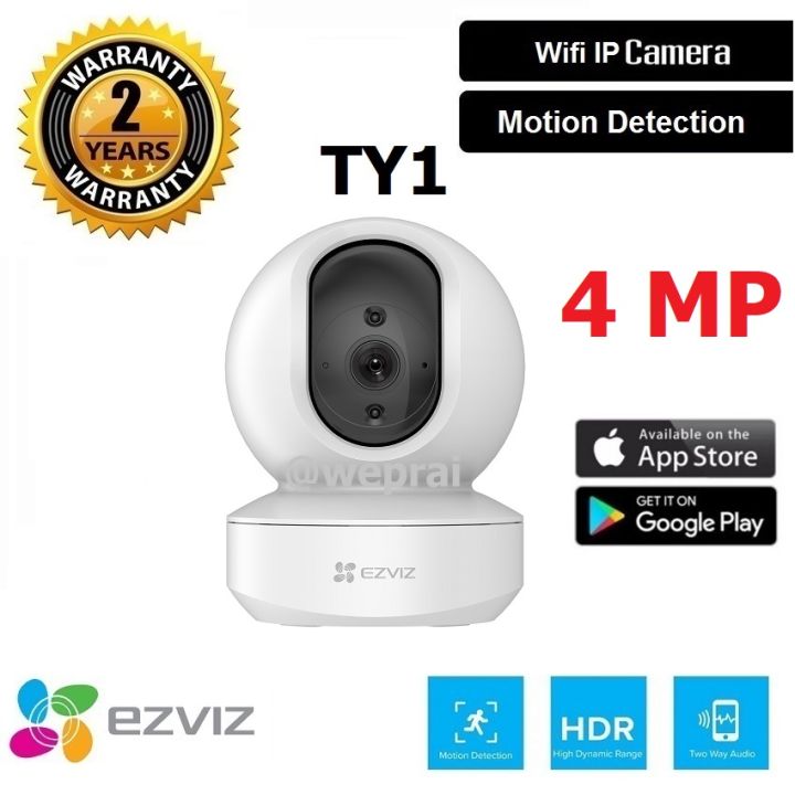 Ezviz กล้องวงจรปิด รุ่น TY1 4Mp Wi-Fi & lan Pan-Tilt IP Security Camera BY WePrai