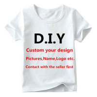 Kids Customized Print T Shirt Baby Custom Your Own Design T-shirt Boys and Girls DIY Clothes,Contact With Seller First