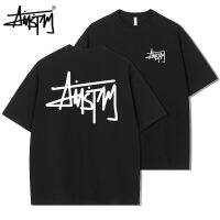 ♧□❅ Plastusi 100 cotton T-shirt mens and womens short-sleeved summer thin fashion brand student versatile Korean version half-sleeve