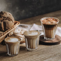 Barista Latte Cups 90ml-200ml Mug Coffee Or Tea Glass Mugs Flat White Espresso Coffee Cup Bring Classic Elegance To Table