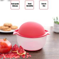 Silicone Pomegranate Peeling Machine Home Kitchen Fruit and Vegetable Tool Safety Pomegranate Peeling Bowl Kitchen Accessories Graters  Peelers Slicer