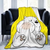 【In stock】We Bare Bears warmth Ultra-Soft Micro Fleece Blanket Digital Printed Air Conditioning Blanket-Soft Micro Fleece Blanket for Couch Bed Living Room