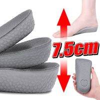 3.5CM Invisible Height Increasing Insoles Half Sole Heighten Sports Shoe Pad Inserts Men Women Orthopedic Arch Support Insole Cleaning Tools