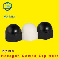 Nylon Nut Plastic Cap Nuts Decorative Acorn Nut Cap Nuts Decorative Cover Semicircle Acorn Nut  Nylon Cap Hex Nuts l DIN1587 Nails  Screws Fasteners