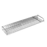 1PC Stainless Steel Kitchen Bathroom Shelf Wall-Mounted Storage Rack Single Layer 50cm