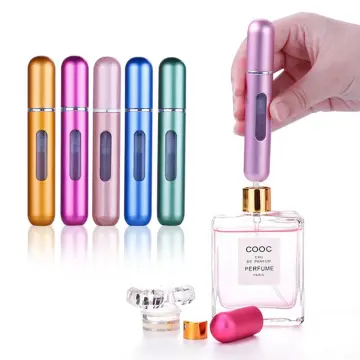 Clear 3ml 5ml 8ml 10ml protable travel plastic perfume bottles