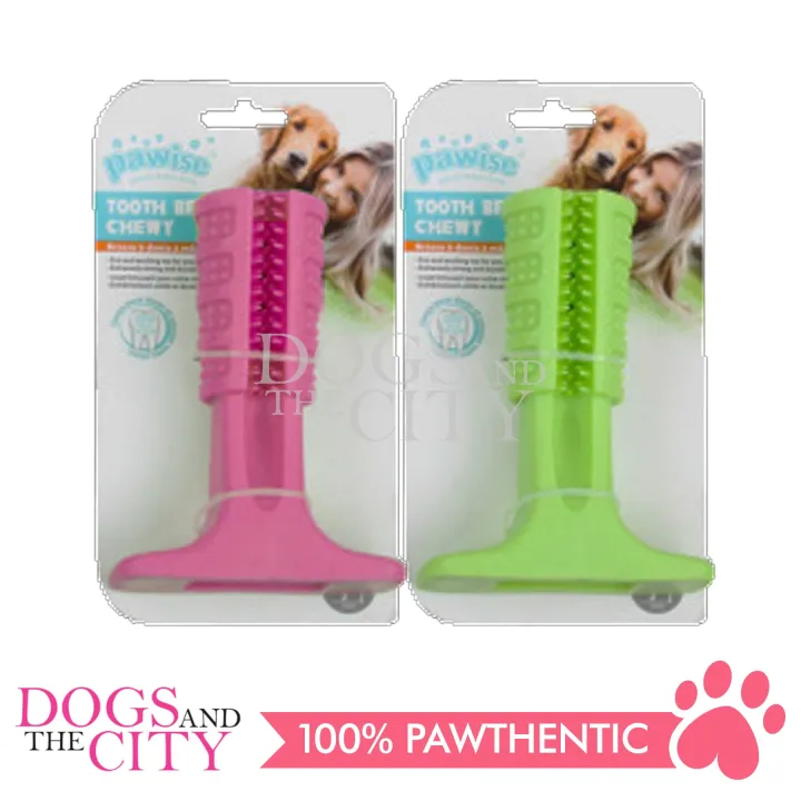 PAWISE 14471 Toothbrush Chewy Dog Toy Small 11x8.5cm Lazada PH