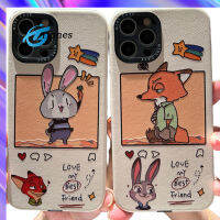 เคสนิ่มลายตัวการ์ตูน Zootopia เข้ากันได้กับ Iphone 14/13/12/11ซีรีส์ฝาครอบโทรศัพท์มือถือ