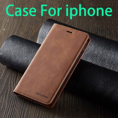 「Enjoy electronic」 For iPhone 7 6 6S 8 Plus Case SE 5 S Luxury Leather Wallet Magnetic Flip Cover For iphone 11 12 13 Pro X XR XS Max Phone Case