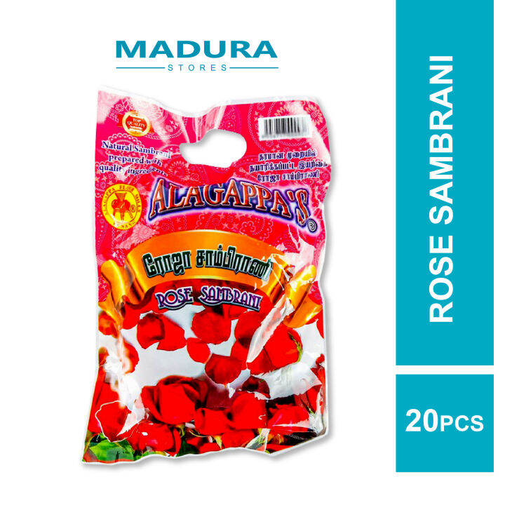 6.6Alagappa's Rose Sambrani 20 Pieces | Lazada