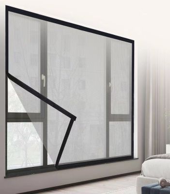 Magic self-adhesive window screen mesh，Summer custom size，mosquito net curtain mosquito nets for window Mosquito prevention