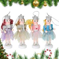 Christmas Decorations Nutcrackers Christmas Tree Ornaments Nutcracker Tree Hangings Wooden Hangings Pendants Christmas Tree Decorations 13cm Height for Birthday Wedding Christmas well made