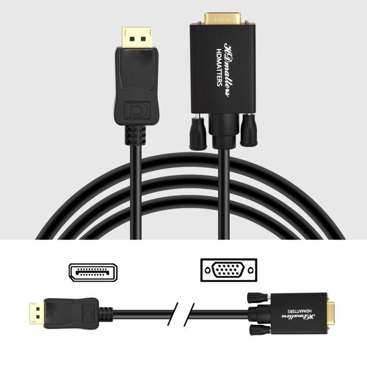 ช่องแสดงผลไปยังสาย-vga-dvi-hdmi-ที่เข้ากันได้4k-dp-to-hdmi-compatible-4k-vga-dvi-สายเคเบิลสำหรับ-hp-dell-asus-lenovo-แล็ปท็อปพีซี