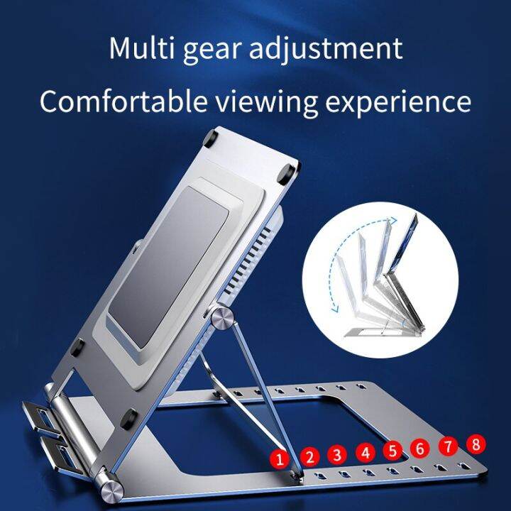 tourace-adjustable-laptop-tablet-stand-cooling-fan-processor-cooler-semiconductor-radiator-base-notebook-computer-game-cooling