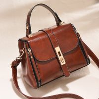 New popular womens bag shoulder messenger lattice