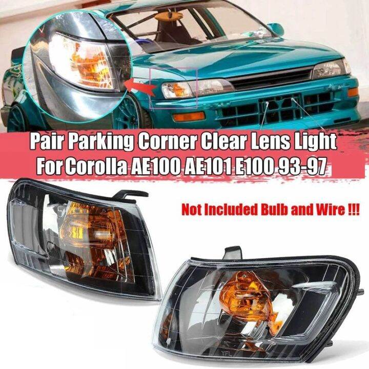 1-pair-parking-corner-clear-lens-light-for-toyota-corolla-ae100-ae101-e100-1993-1997