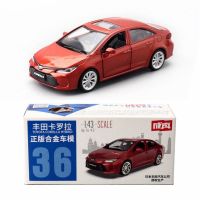 Diecast Metal Toy Car Model 1:43 Scale Toyota Corolla Hybrid Pull Back Educational Collection Gift For Children Die-Cast Vehicles