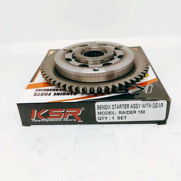 SUZUKI RAIDER 150 BENDIX STARTER ASSEMBLY WITH GEAR KSR THAILAND BRAND