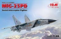 พลาสติก โมเดล ประกอบ ICM สเกล1/48 MiG-25 PD Soviet Interceptor Fighter