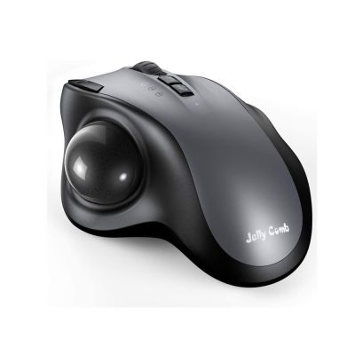 Jelly Comb Rechargeable Trackball Mouse Bluetooth+2.4G Dual Mode Wireless Mouse for Mac Computer Laptop Tablet Gamer Mouse