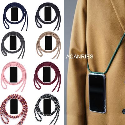 「Enjoy electronic」 Necklace Crossbody Strap Lanyard Cord Phone Case On Samsung Galaxy A72 A52 A32 A42 A12 5G A02 Silicone Soft Tpu Clear Back Cover