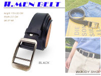 เข็มขัด เข็มขัดหนัง เข็มขัดผู้ชาย?หัวคาด-ไม่เป็นสนิม เอว27- 42?H-MEN-BELT?ส่งไวจากไทย✅