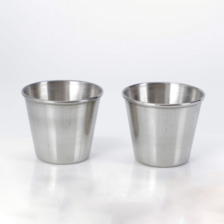 45-70ml-stainless-steel-sauce-cups-seasoning-dish-appetizer-tray-ketchup-dipping-bowl-sushi-vinegar-container-soy-saucer-container-small-sauce-cup-stainless-steel-cup-cup-45-70ml