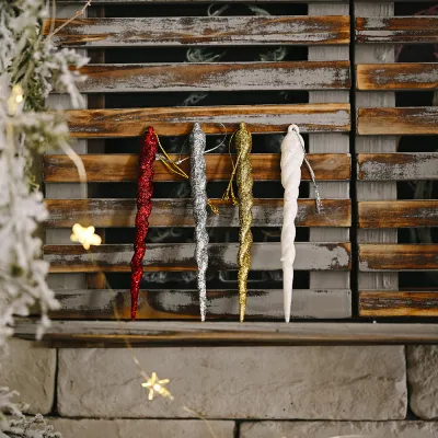 Ice Strip Trees Hanging Decoration Pendant Christmas Gift Long Christmas Decoration Christmas Ice Strips