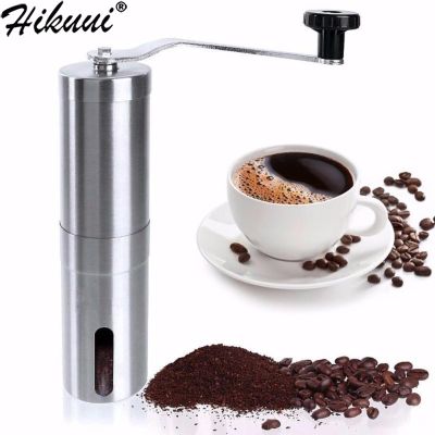 （HOT NEW）เครื่องบดกาแฟด้วยตนเอง CoffeeGrinding สแตนเลสสตีลกลไกปรับเสี้ยนเครื่องบดกาแฟโรงสีกาแฟเครื่องมือ