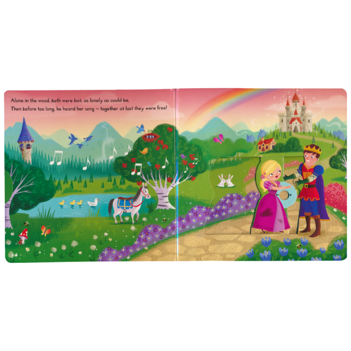 first-stories-busy-series-paperboard-book-princess-chapter-rapunzel-long-hair-princess-paperboard-book-operation-english-activity-book-enlightening-1-5-year-old-children-to-learn-to-read-official-book