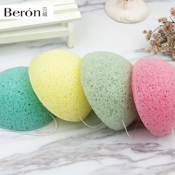 🔥品质 精选🔥Shellfish konjac face wash sponge cleansing flutter plant fiber ...