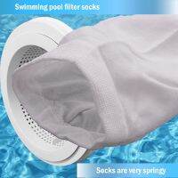 , Pool Filter Basket Saver Socks, Reusable Ultra-Fine Mesh Sock Filter Pool Debris Catcher