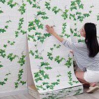 1PCS 77*70cm 3D Foam Brick Retro Wallpaper เพดาน Self-adhesive background Home decor-czechao