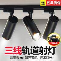 ▦  Three lines of led track second-line cob30w40w guide rail type store line 3 shops with the exhibition hall