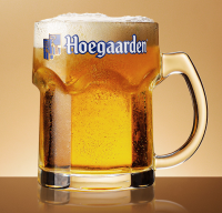 แก้ว Hoegaarden แก้วโฮการ์เด้นมีหูจับได้ แก้วเบียร์ขนาดใหญ่500ML