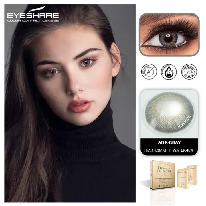New design Color Lens Natural Big Eye Contact Lens Lazada PH