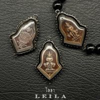 Leila Amulets ท้าวเวสสุวรรณ วัดจุฬามณี รุ่น ลาภผลพูนทวี มีตลอดกาล ปี 63 พิมพ์เล็ก (พร้อมกำไลหินฟรีตามรูป)