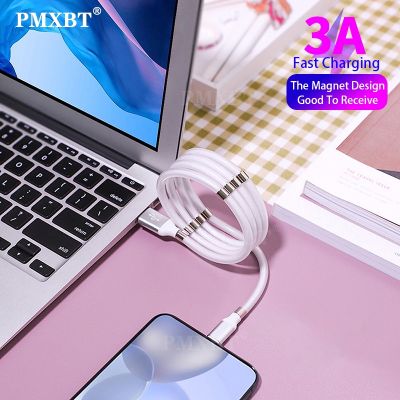 （A LOVABLE） MagneticUSBChargingfor11Magnet AttractionPhone Charger Type C สายข้อมูลสำหรับ Redmi