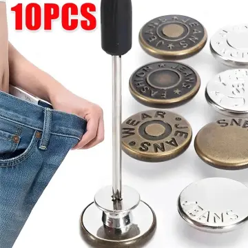 1/5/10pcs metal button extender for pants