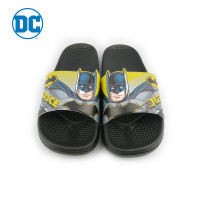 Shou Group Kids Airblow Slippers with Batman pattern Black colour รองเท้าแตะสวมลายแบทแมน สำหรับเด็ก สีดำ