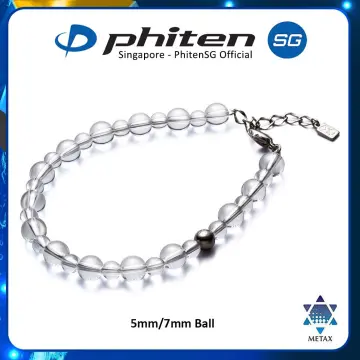 PHITEN TITANIUM & CRYSTAL COMBI BRACELET (5mm/7mm) - Phiten UAE