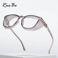 RUOBO Transparent Sand-proof Anti-shock Biking Safe Goggles Anti Blue Light Glasses For Men Women Blue Blocking Protect Eyewear