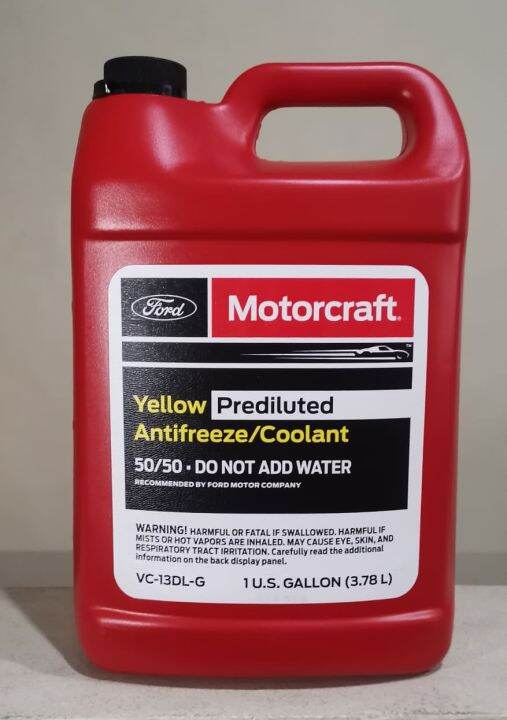 Motorcraft Yellow Prediluted Antifreeze/Coolant 1 Gallon Lazada PH