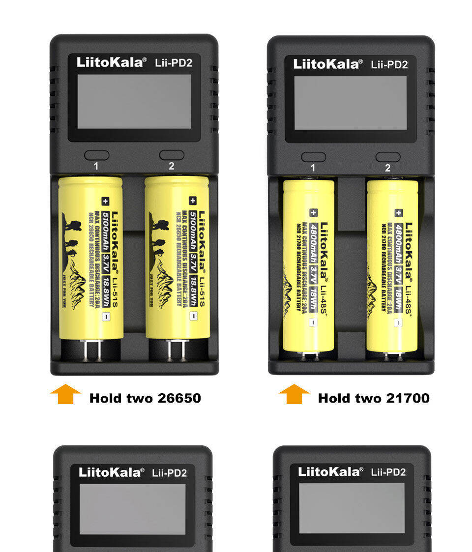 19 Liitokala Lii-PD4 Lii-PD2 Lii-402 Lii202 Lii100 18650 Charger ที่ ...